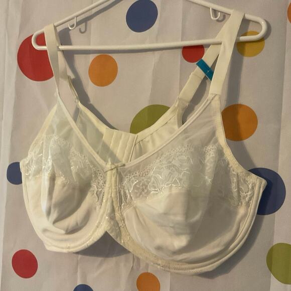 NWT Lilyette Cream Color Underwire Bra Size 44DDD - Picture 2 of 8